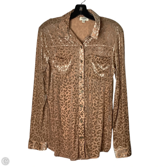 Top Long Sleeve By Umgee In Animal Print, Size: S