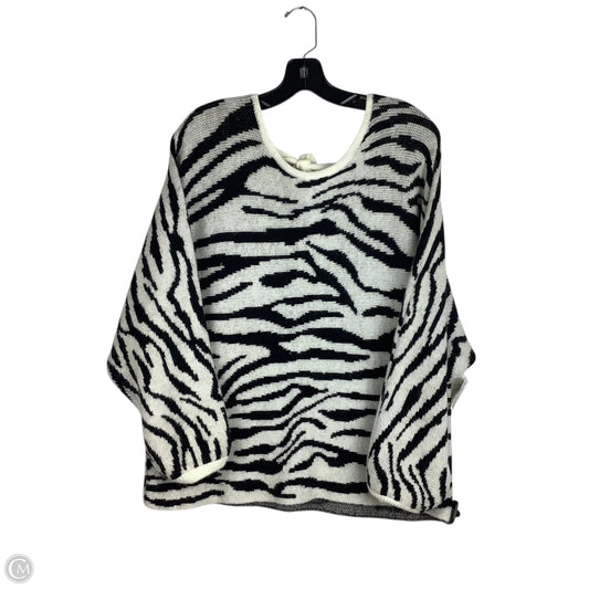 Sweater By Cmc In Zebra Print, Size: M