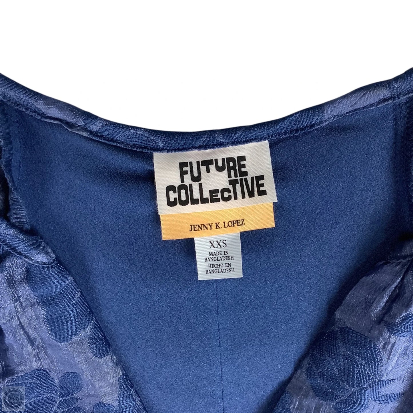 Dress Casual Maxi By Future Collective In Blue, Size: Xxs
