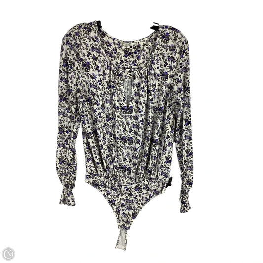 Bodysuit By Free People In Floral Print, Size: S