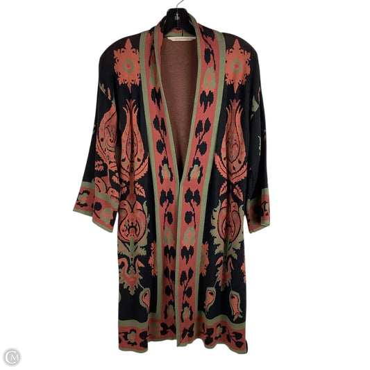 Cardigan By Soft Surroundings In Brown & Green, Size: Xs