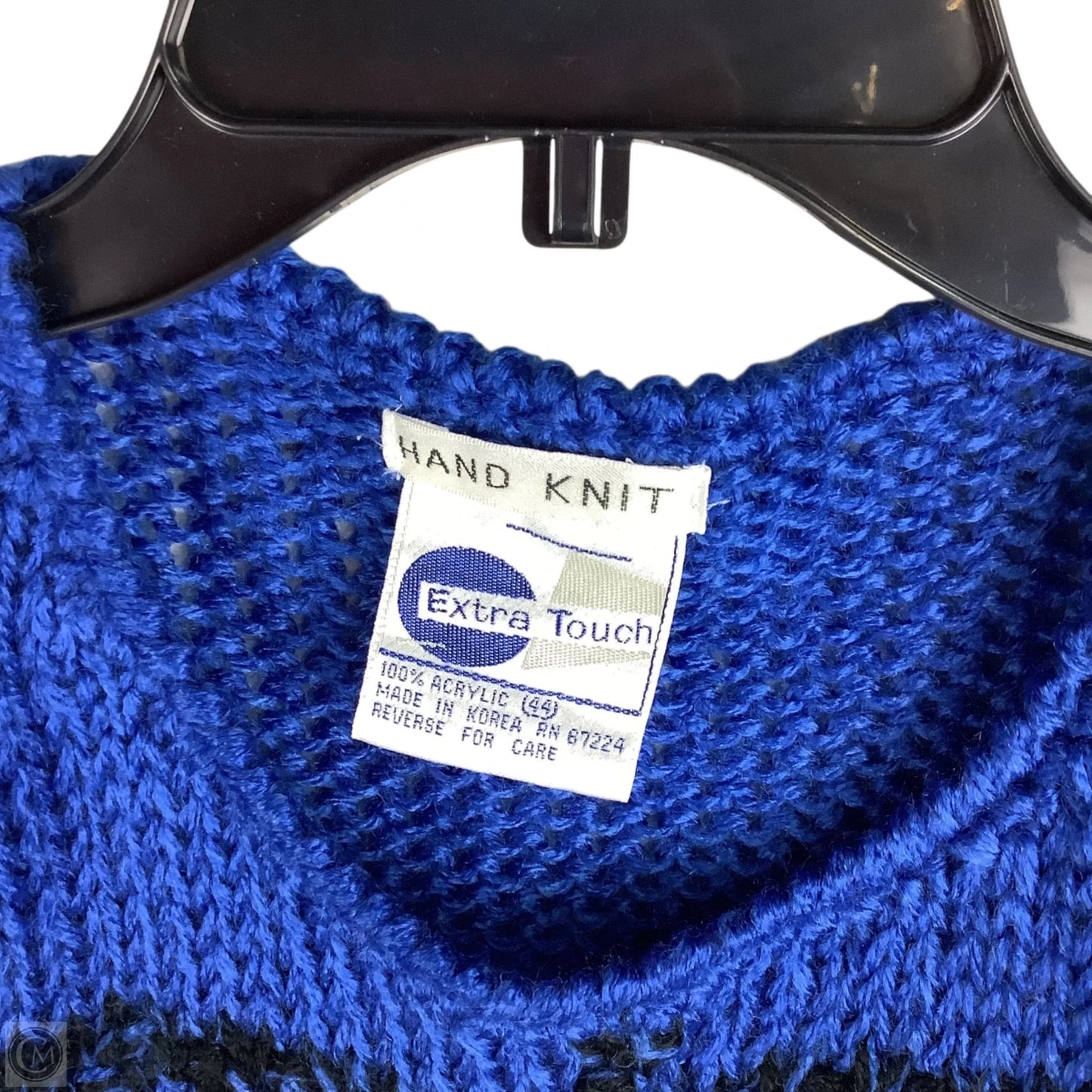 Sweater Short Sleeve By Clothes Mentor In Blue, Size: Est. L