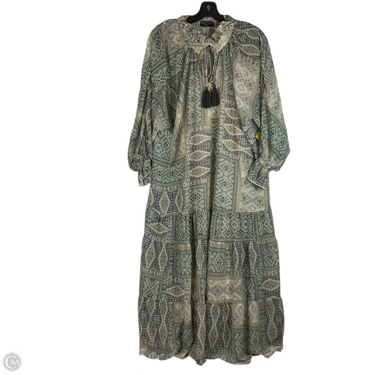 Dress Party Long By Dress Forum In Green & Tan, Size: S