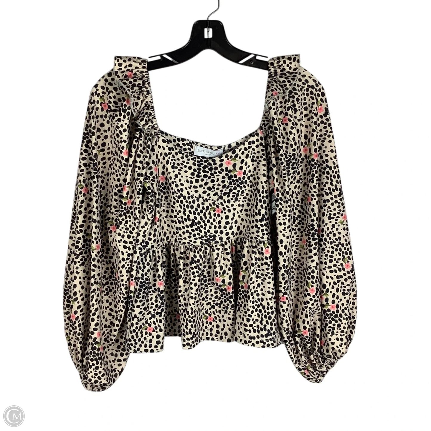 Top Long Sleeve By Cmc In Animal Print, Size: S