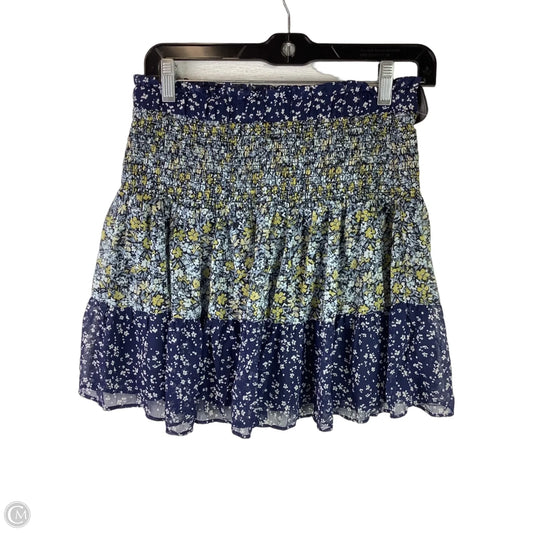 Skirt Mini & Short By Banana Republic In Floral Print, Size: Xs