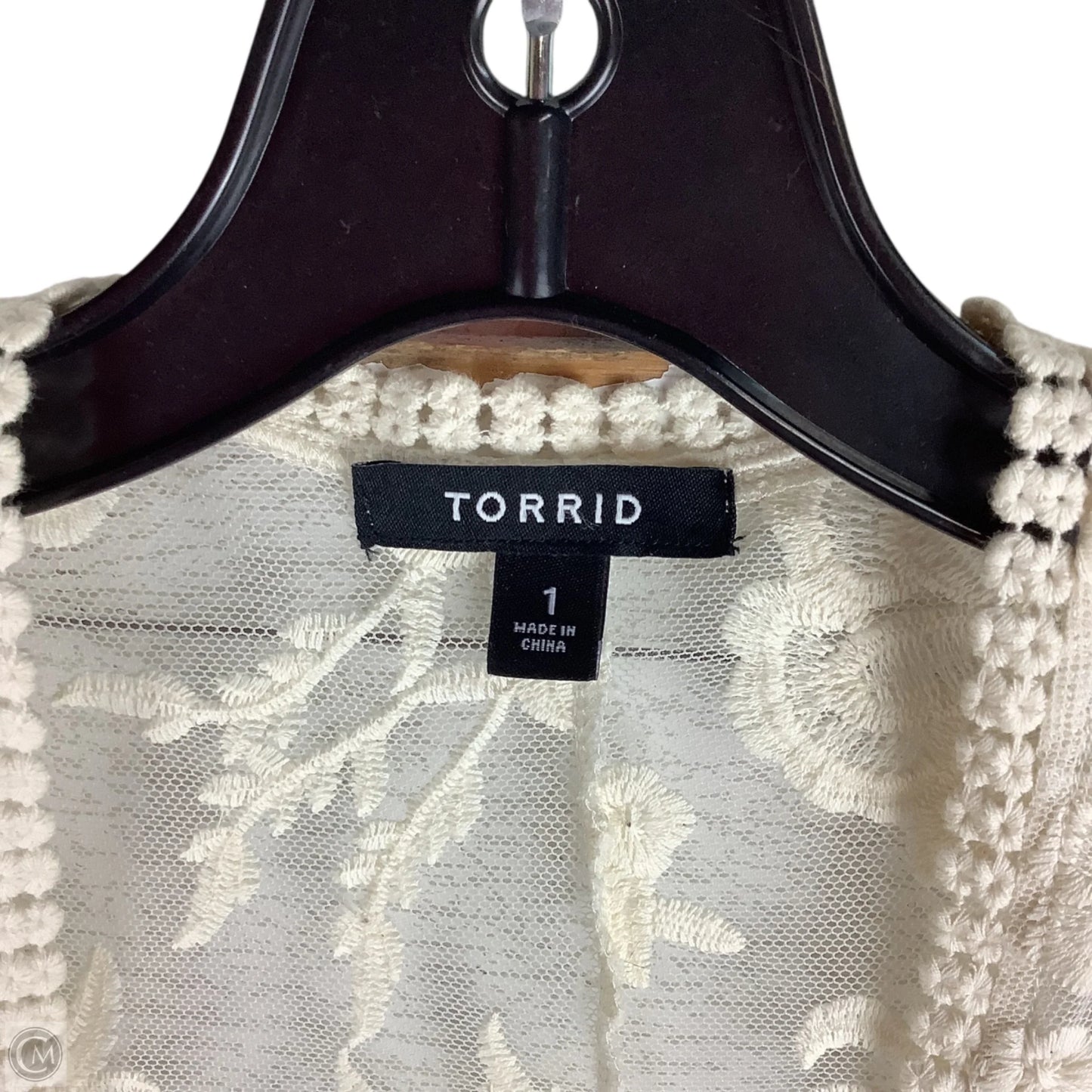 Kimono By Torrid In Cream, Size: 1x