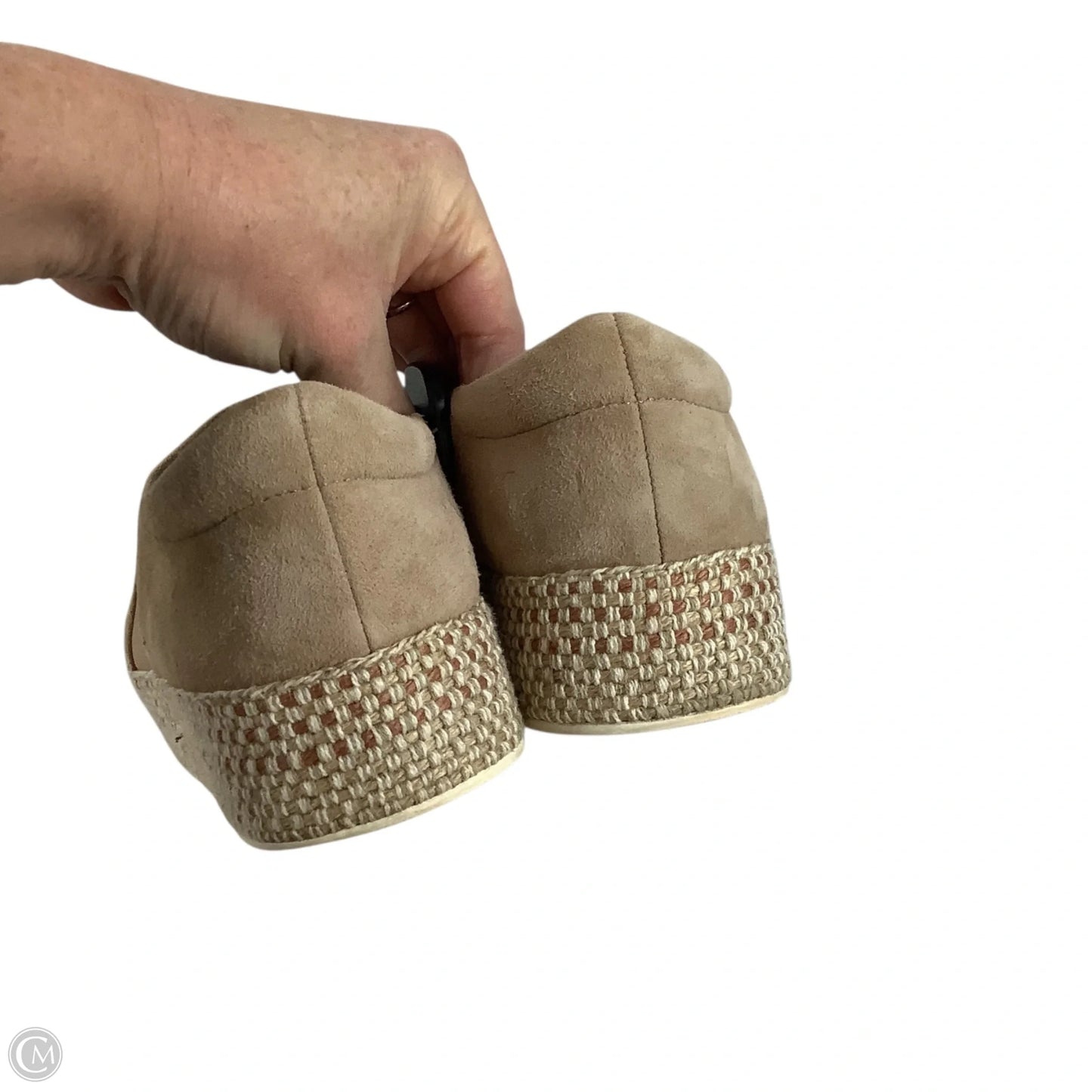 Shoes Heels Platform By Vince In Taupe, Size: 6