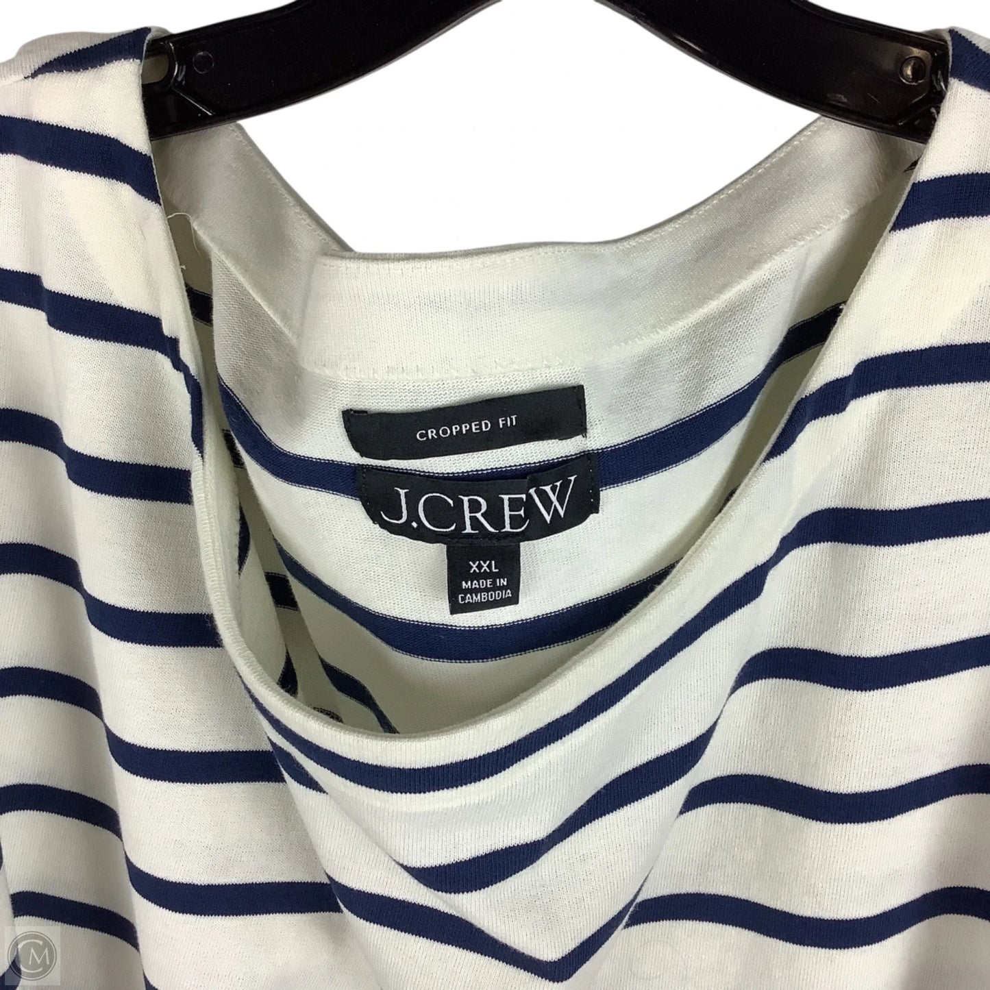 Top Long Sleeve By J. Crew In Striped Pattern, Size: Xxl