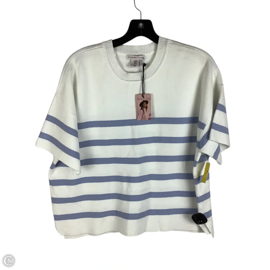 Top Short Sleeve By Sincerely Jules In Striped Pattern, Size: M