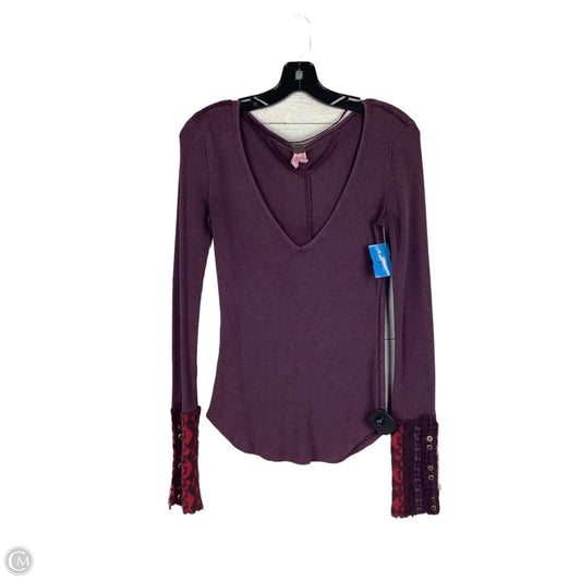 Top Long Sleeve By We The Free In Purple