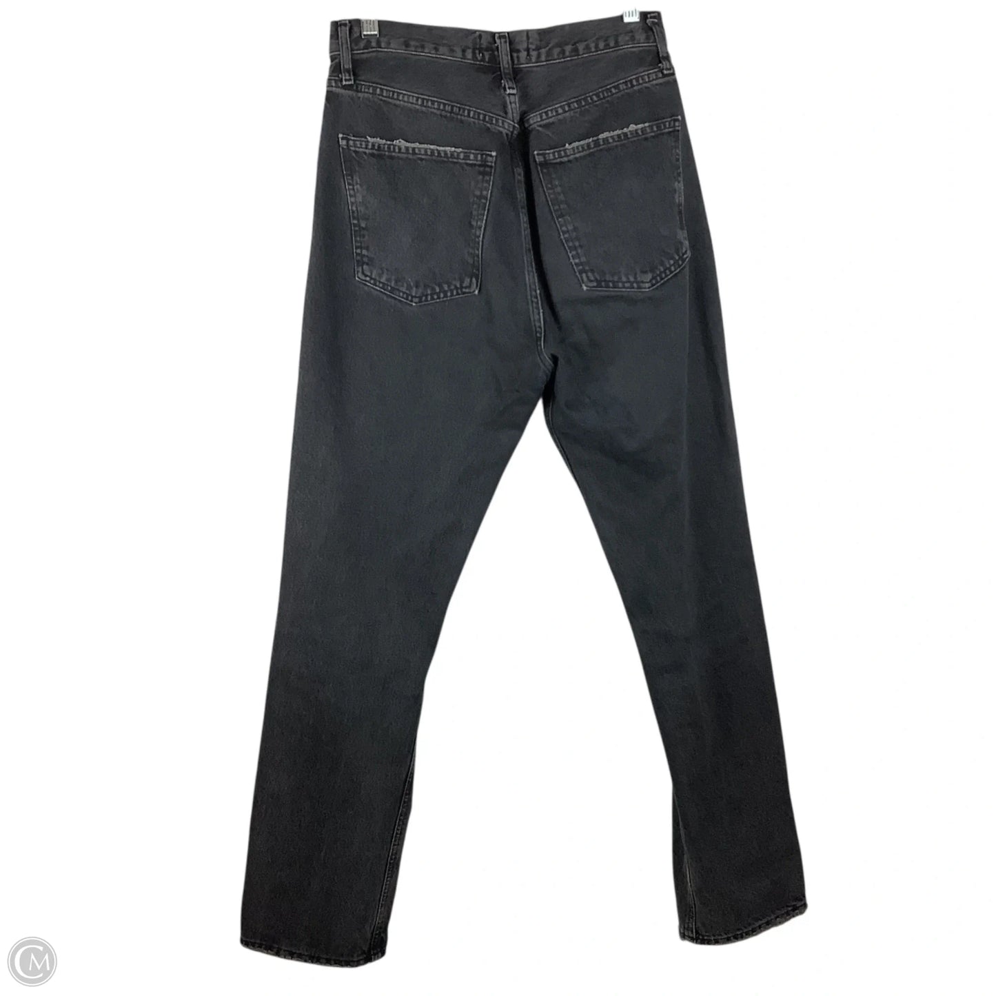 Jeans Straight By Agolde In Grey Denim, Size: 4
