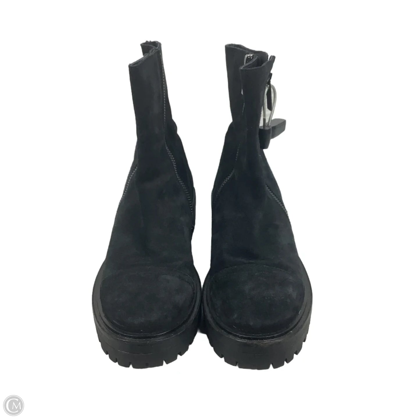 Boots Ankle Heels By Cmc In Black, Size: 6.5