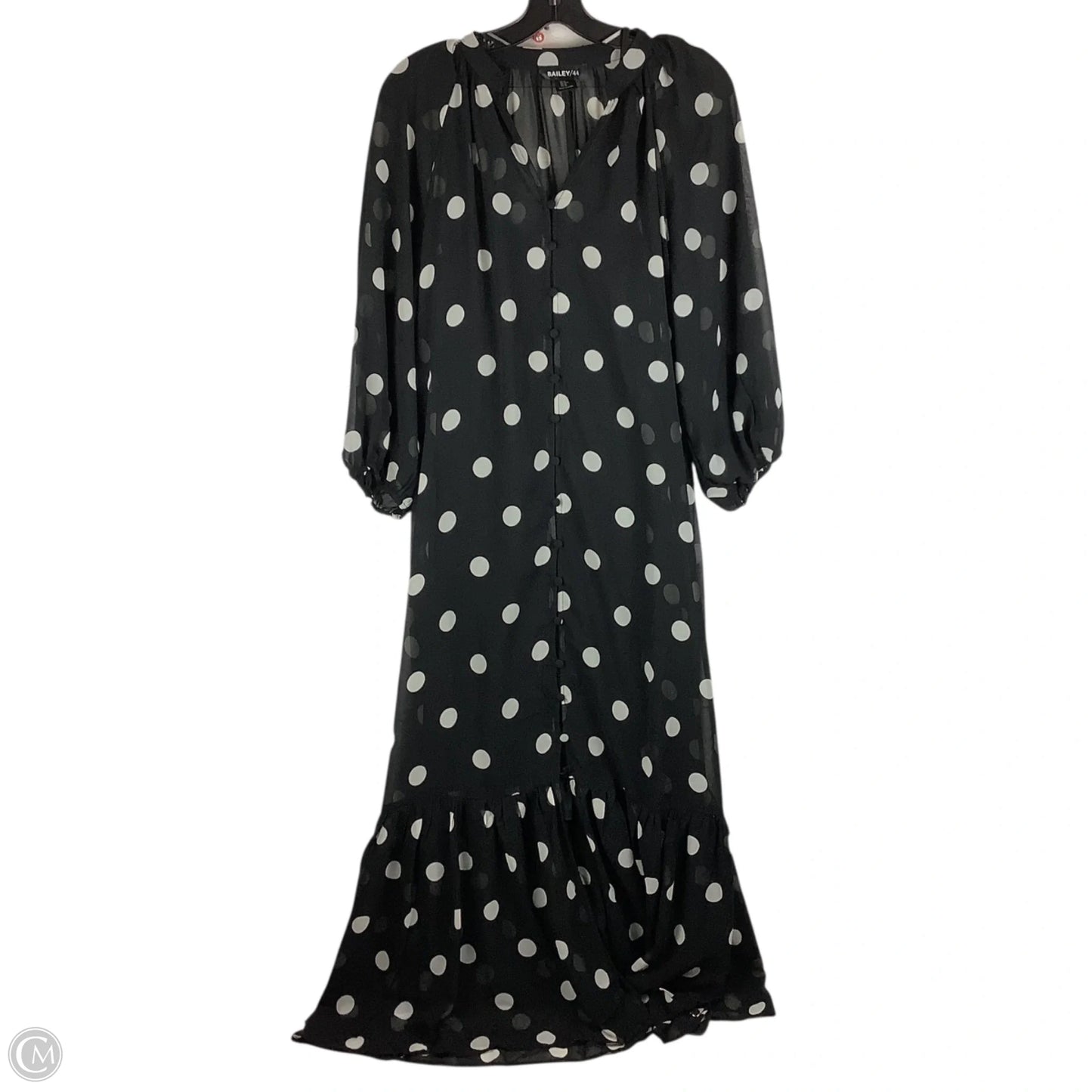 Dress Casual Maxi By Bailey 44 In Polkadot Pattern, Size: M