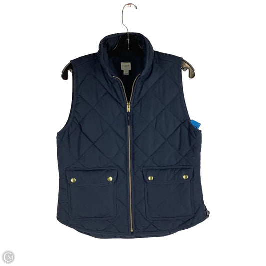 Vest Puffer & Quilted By J. Crew In Navy, Size: M