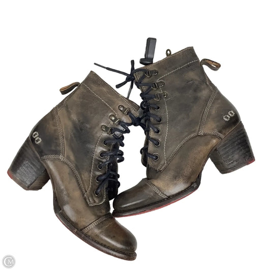 Boots Leather By Bed Stu In Brown, Size: 7