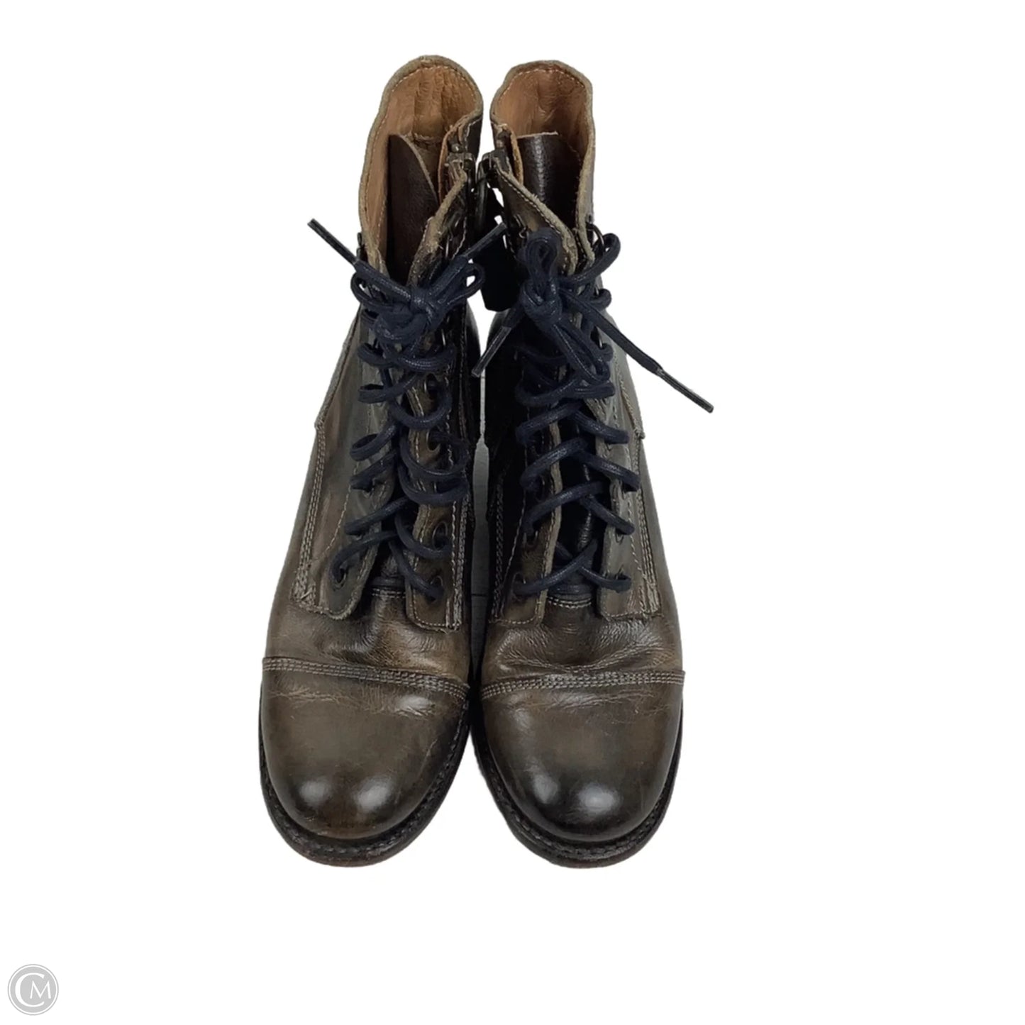 Boots Leather By Bed Stu In Brown, Size: 7