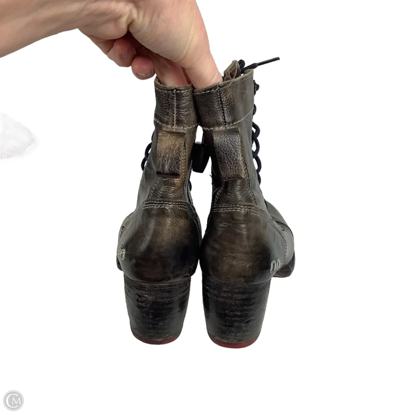 Boots Leather By Bed Stu In Brown, Size: 7