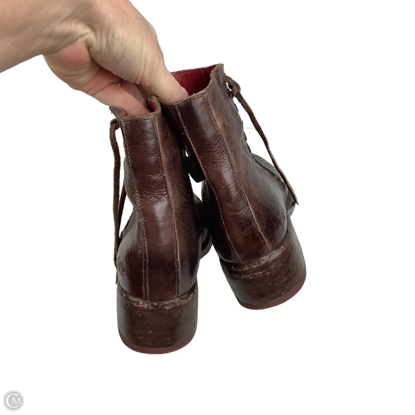 Boots Leather By Bed Stu In Brown, Size: 7