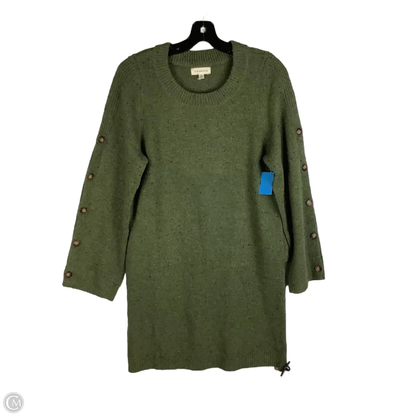 Dress Sweater By Promesa In Green, Size: S