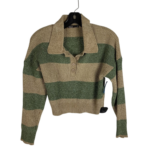 Sweater By Cmc In Green & Tan, Size: Xs