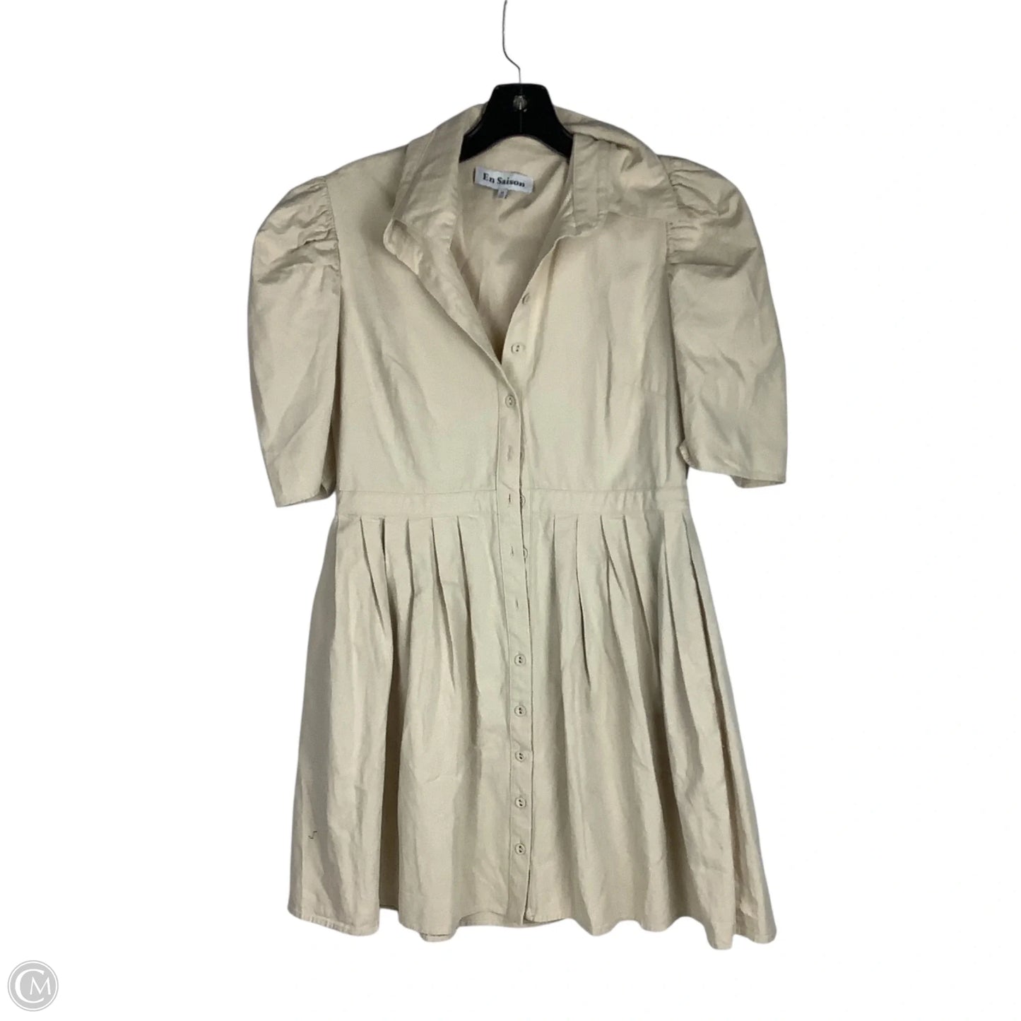 Dress Party Short By En Saison In Cream, Size: M