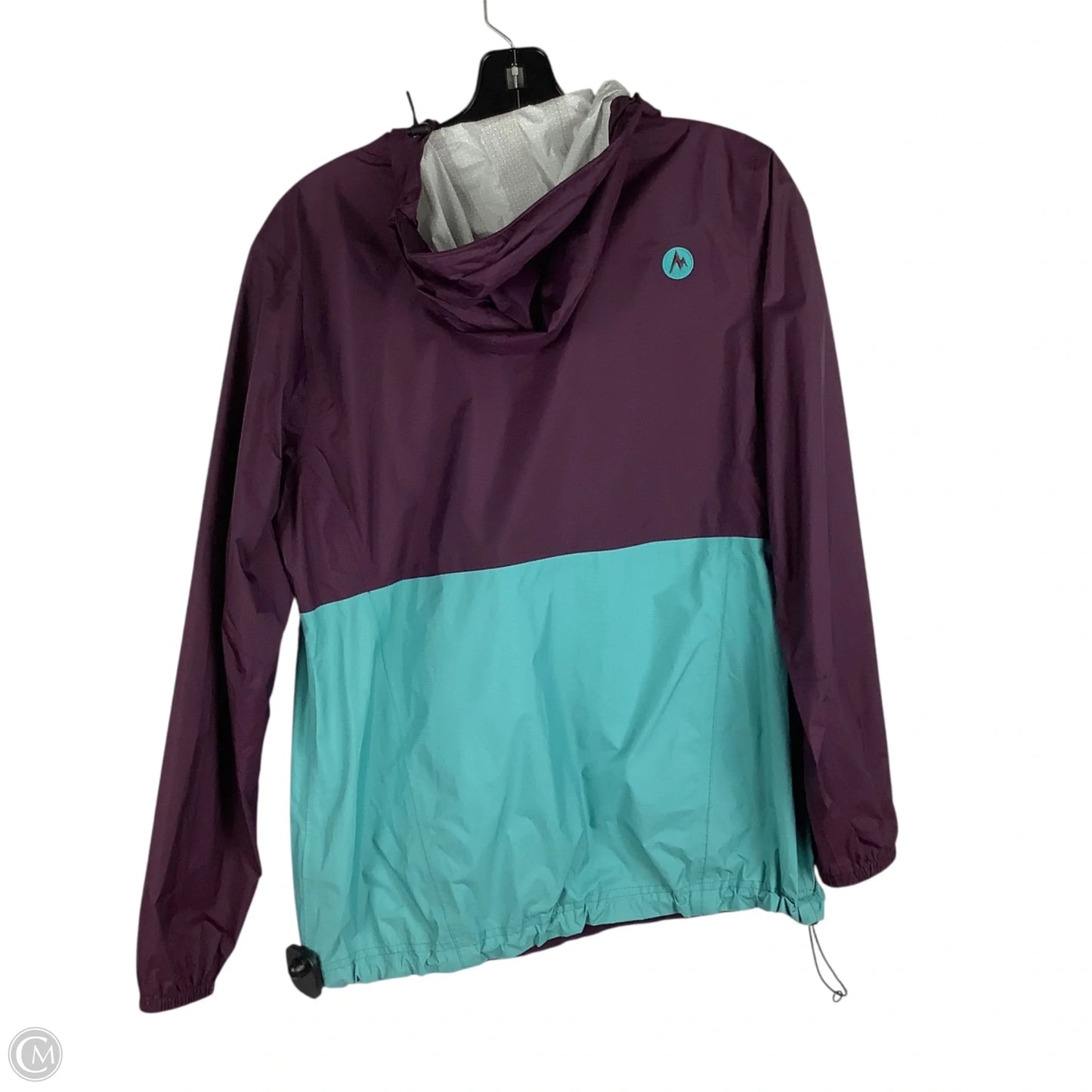 Jacket Windbreaker By Marmot In Blue & Purple, Size: M