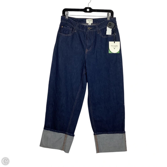 Jeans Wide Leg By Target-designer In Blue Denim, Size: 8