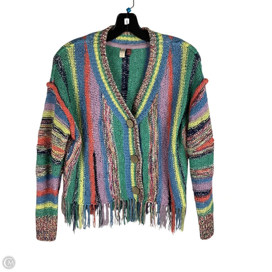 Sweater Cardigan By Pilcro In Multi-colored, Size: Xs