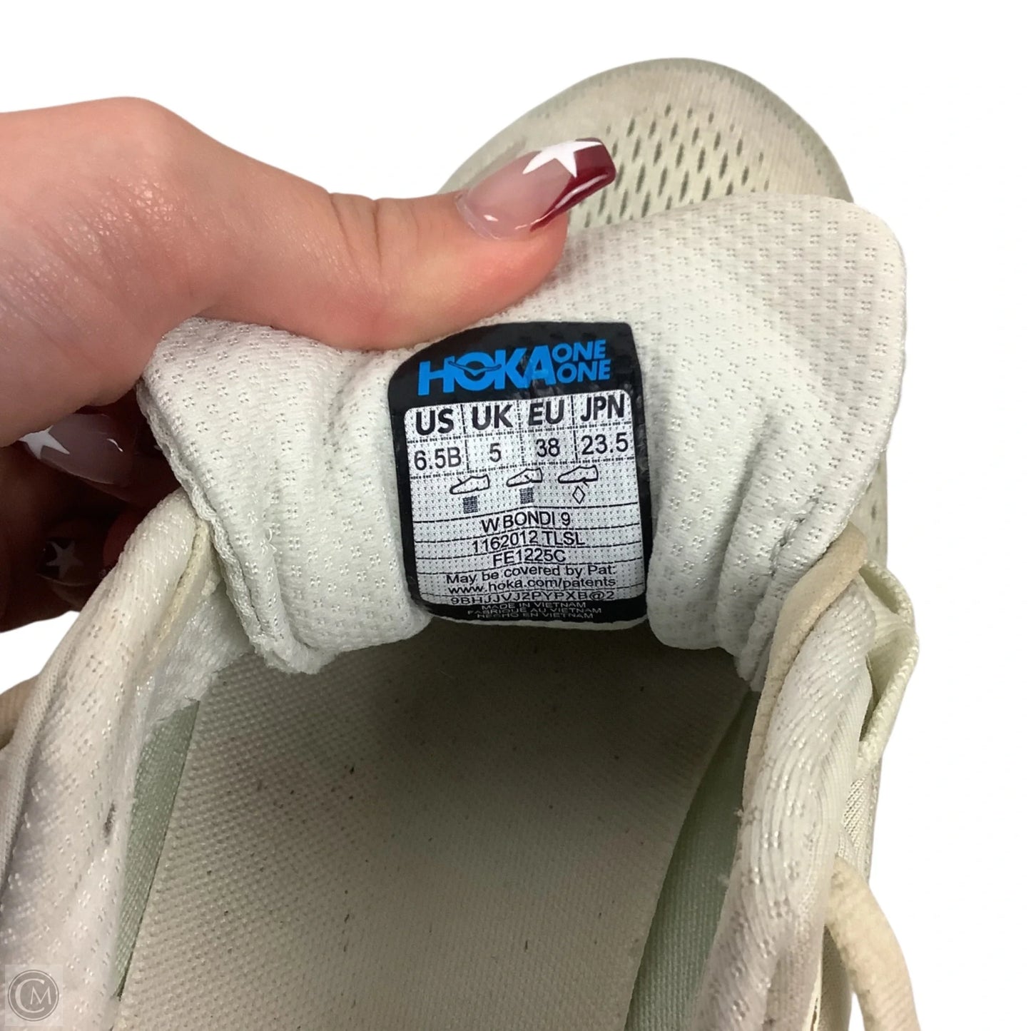Shoes Athletic By Hoka In Cream, Size: 6.5