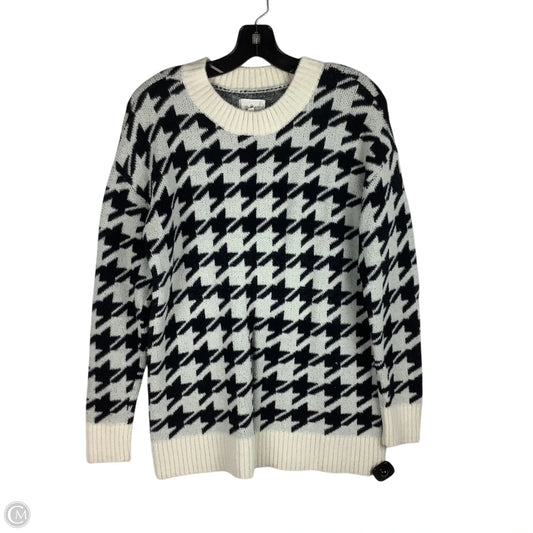 Sweater By Lou And Grey In Black & White, Size: M