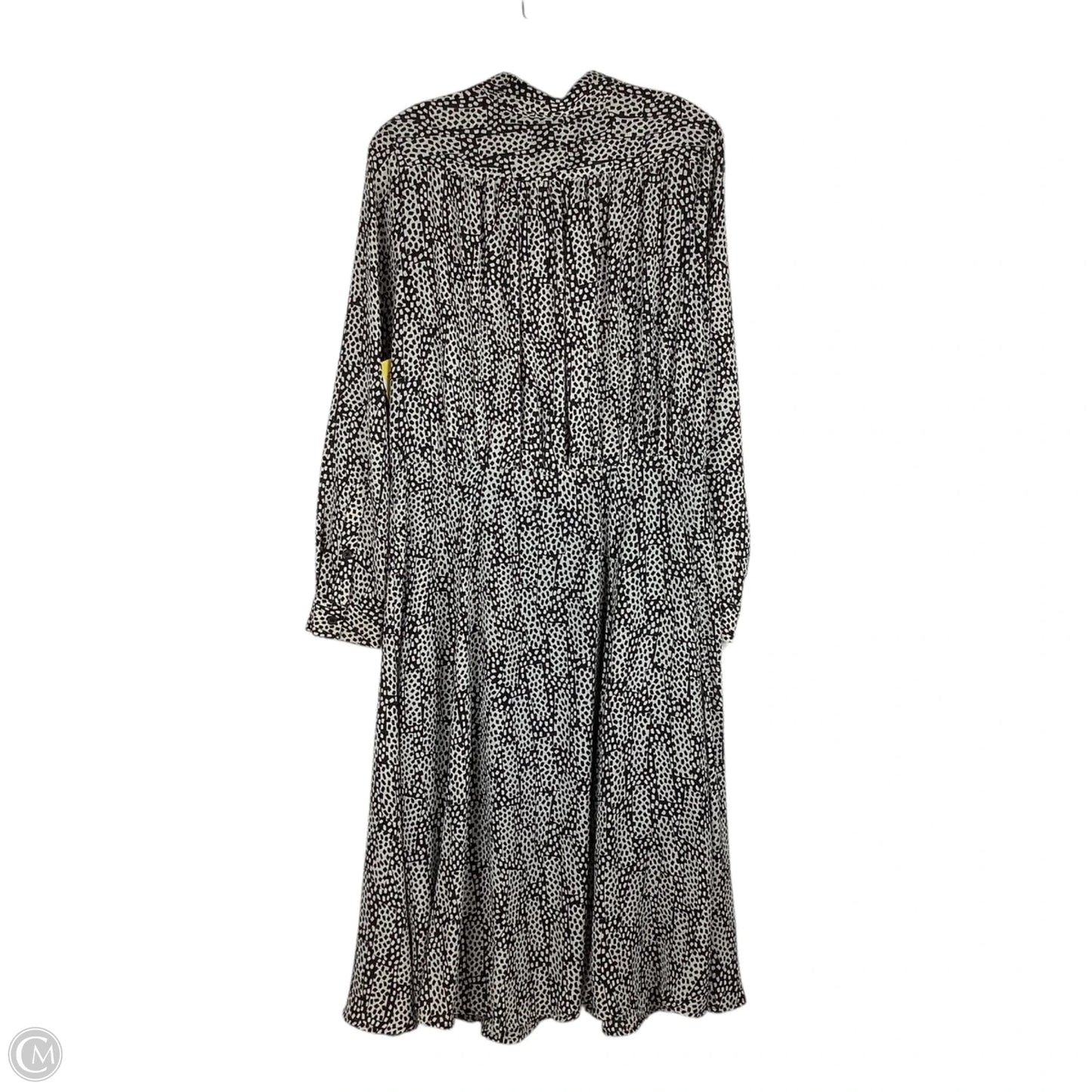 Dress Casual Maxi By Who What Wear In Black & Cream, Size: L