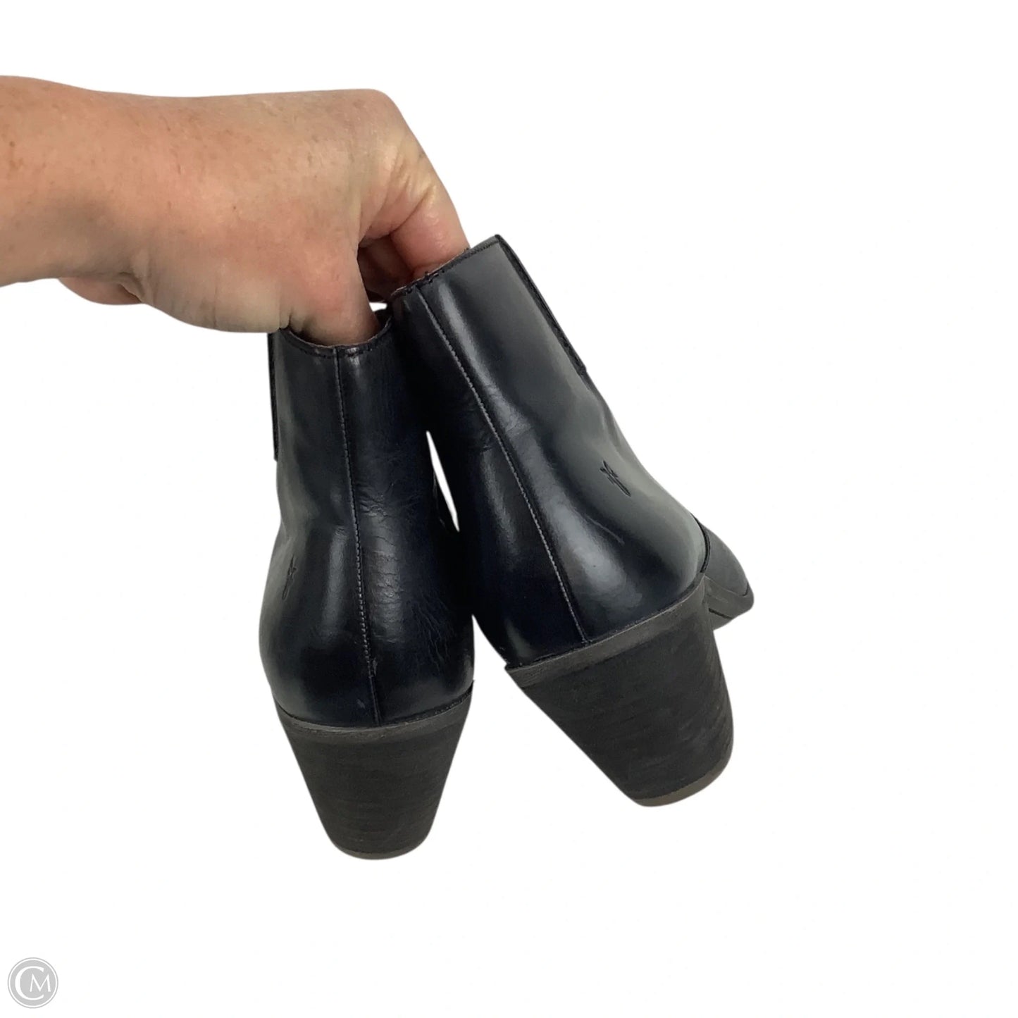 Boots Designer By Frye In Black, Size: 8.5