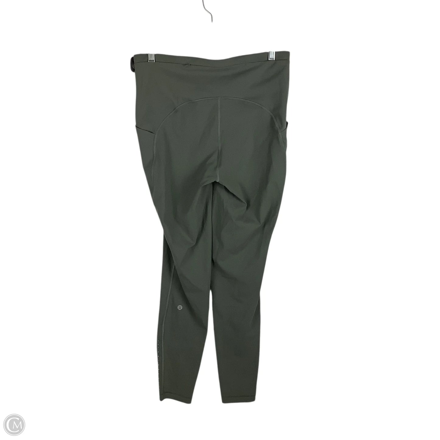 Athletic Leggings By Lululemon In Green, Size: 10