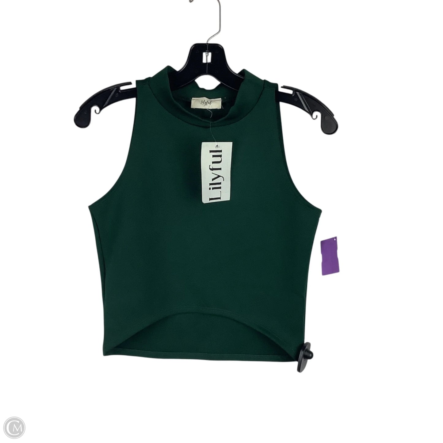 Top Sleeveless By Cmc In Green, Size: S