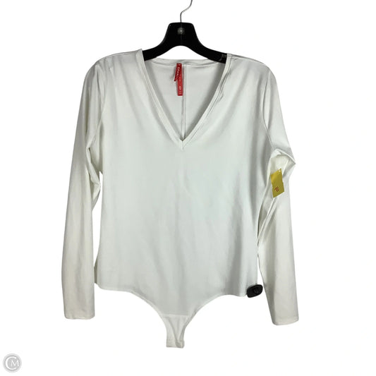 Bodysuit By Spanx In White, Size: Xl