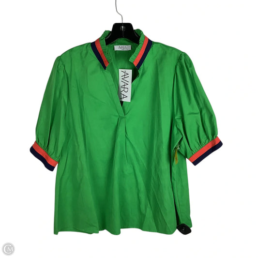 Top Short Sleeve By Clothes Mentor In Green, Size: L