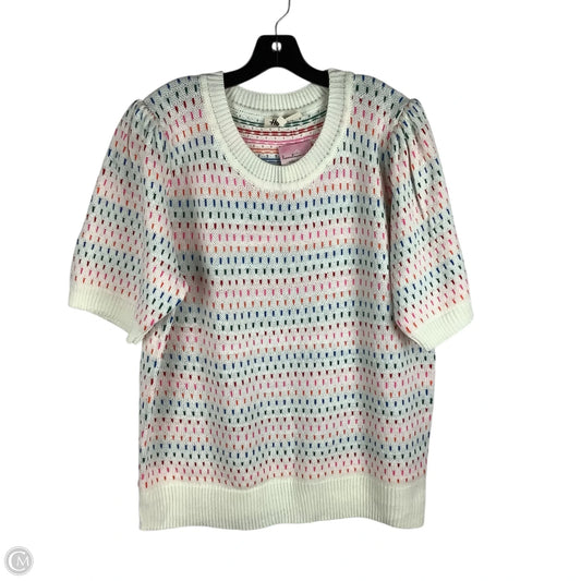 Sweater Short Sleeve By Haptics In Multi-colored, Size: 3x