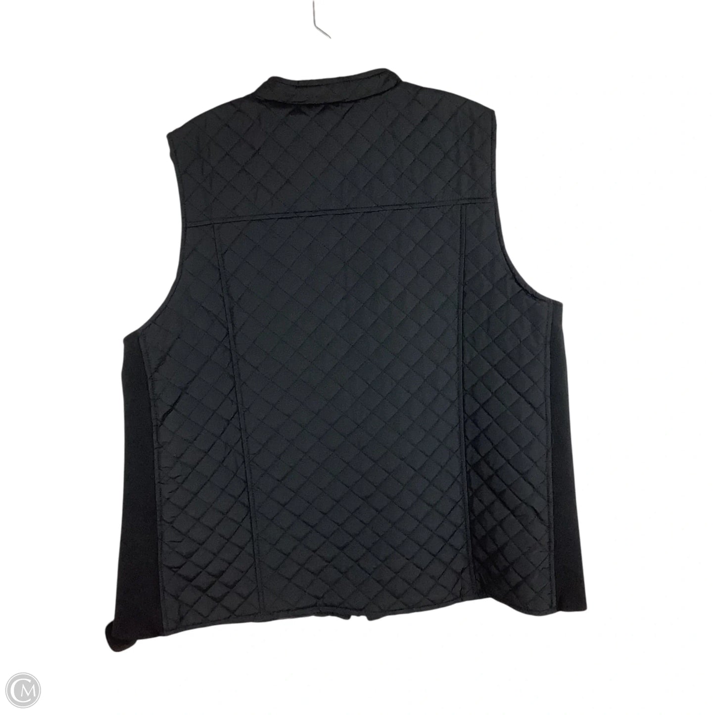 Vest Puffer & Quilted By Kim Rogers In Black, Size: 2x