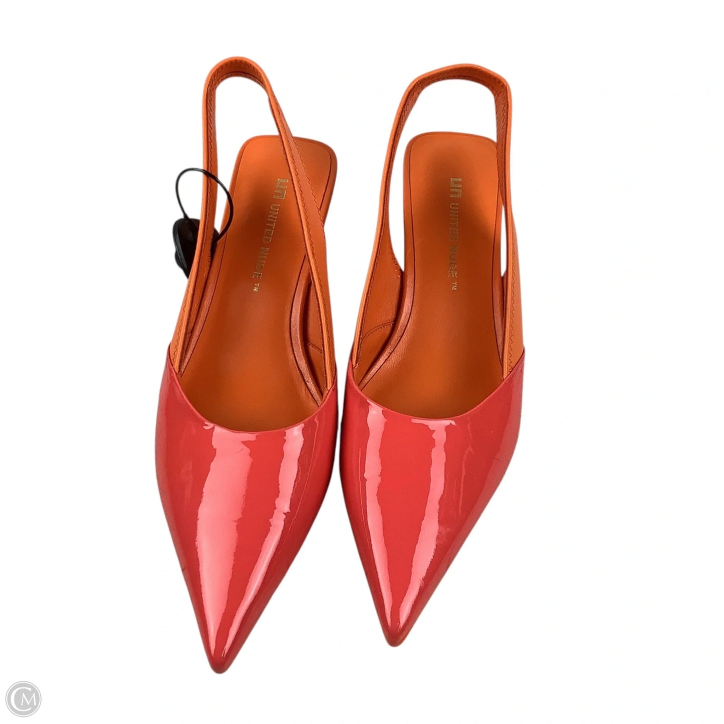 Shoes Heels Block By Cmb In Orange, Size: 9.5 (40)