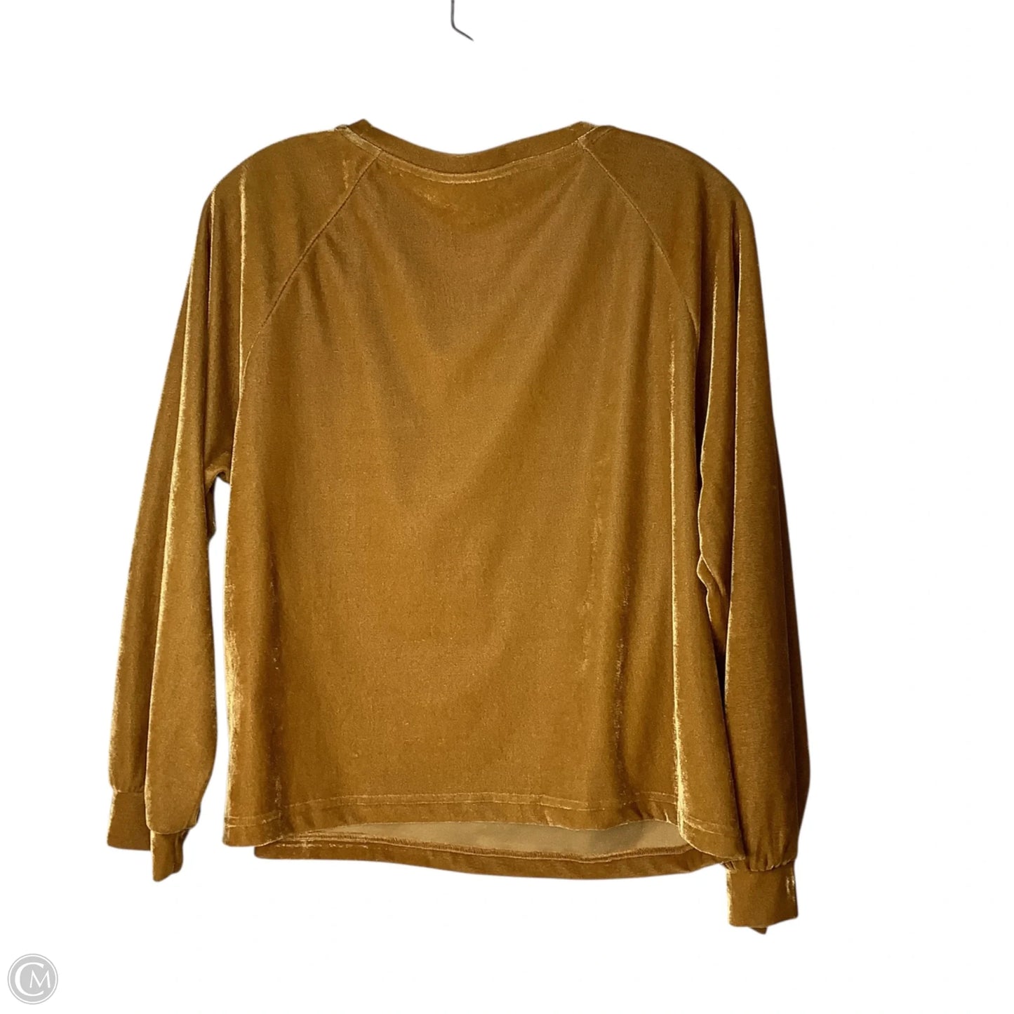 Top Long Sleeve By Lilla P In Yellow, Size: S
