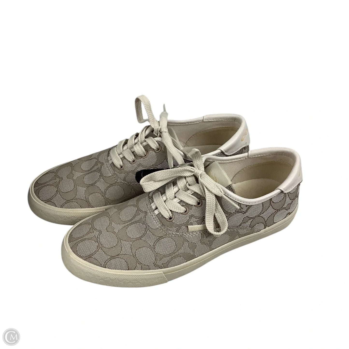 Shoes Designer By Coach In Cream, Size: 8