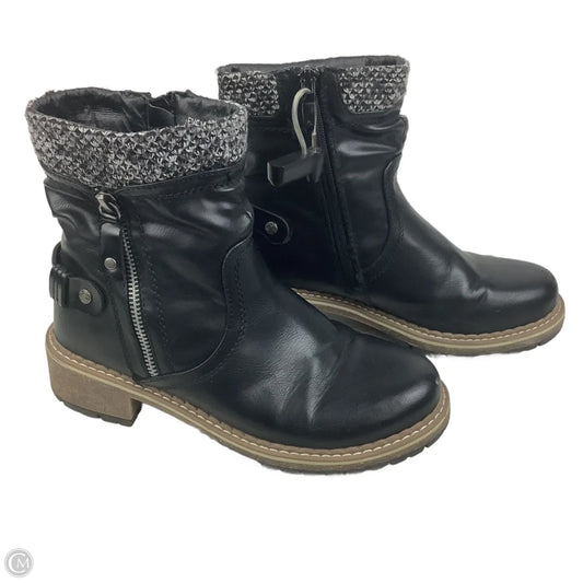 Boots Ankle Heels By Cmc In Black, Size: 6.5