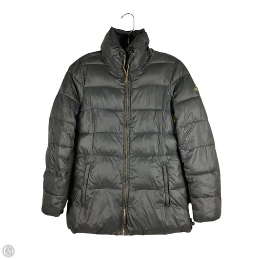 Jacket Puffer & Quilted By Michael By Michael Kors In Grey, Size: Xs