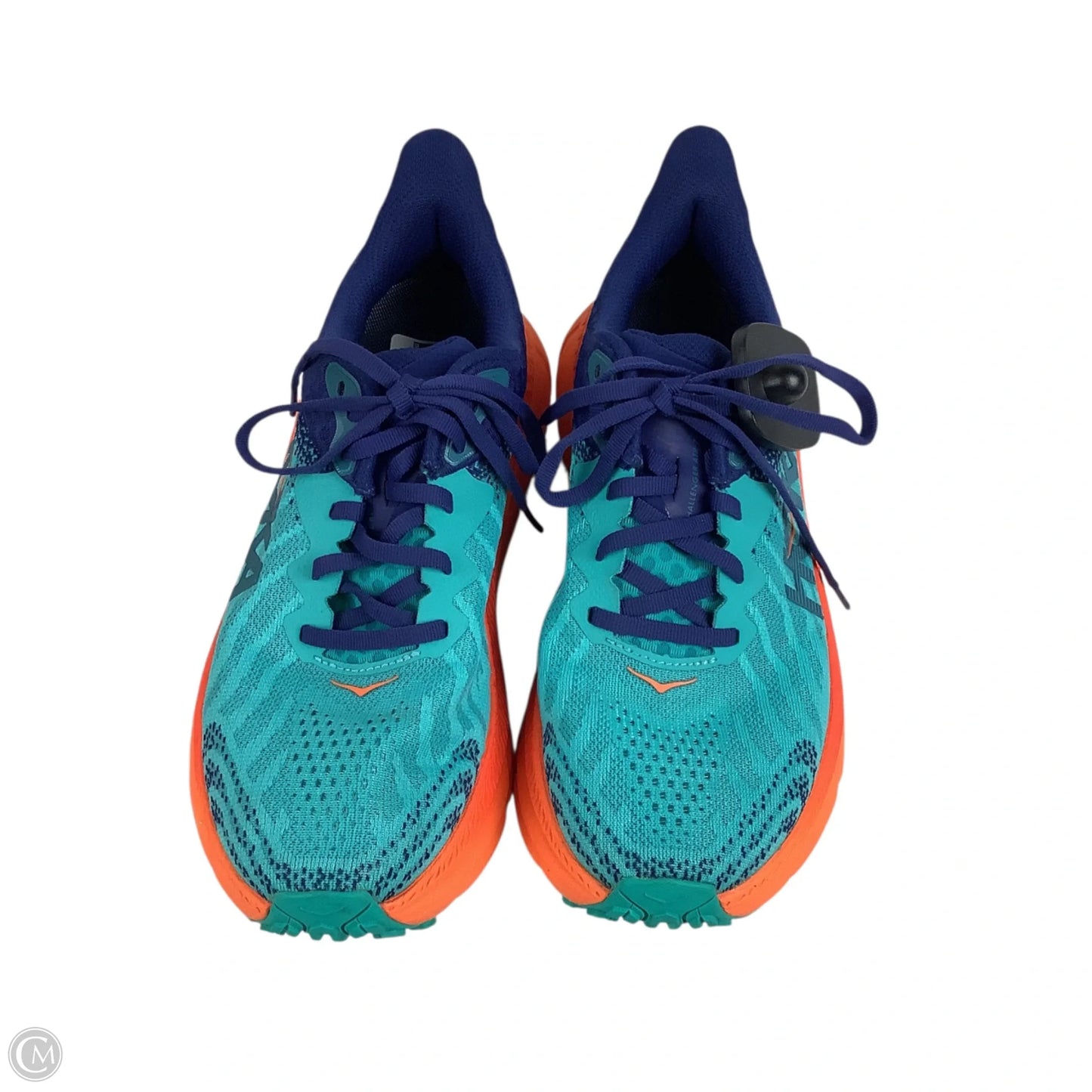 Shoes Athletic By Hoka In Blue & Orange, Size: 7.5