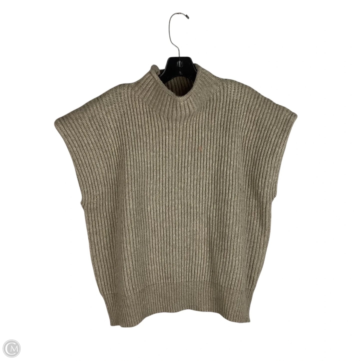 Sweater Short Sleeve By Le Lis In Brown, Size: L