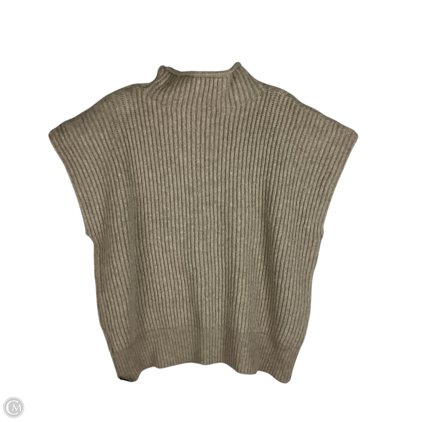 Sweater Short Sleeve By Le Lis In Brown, Size: L