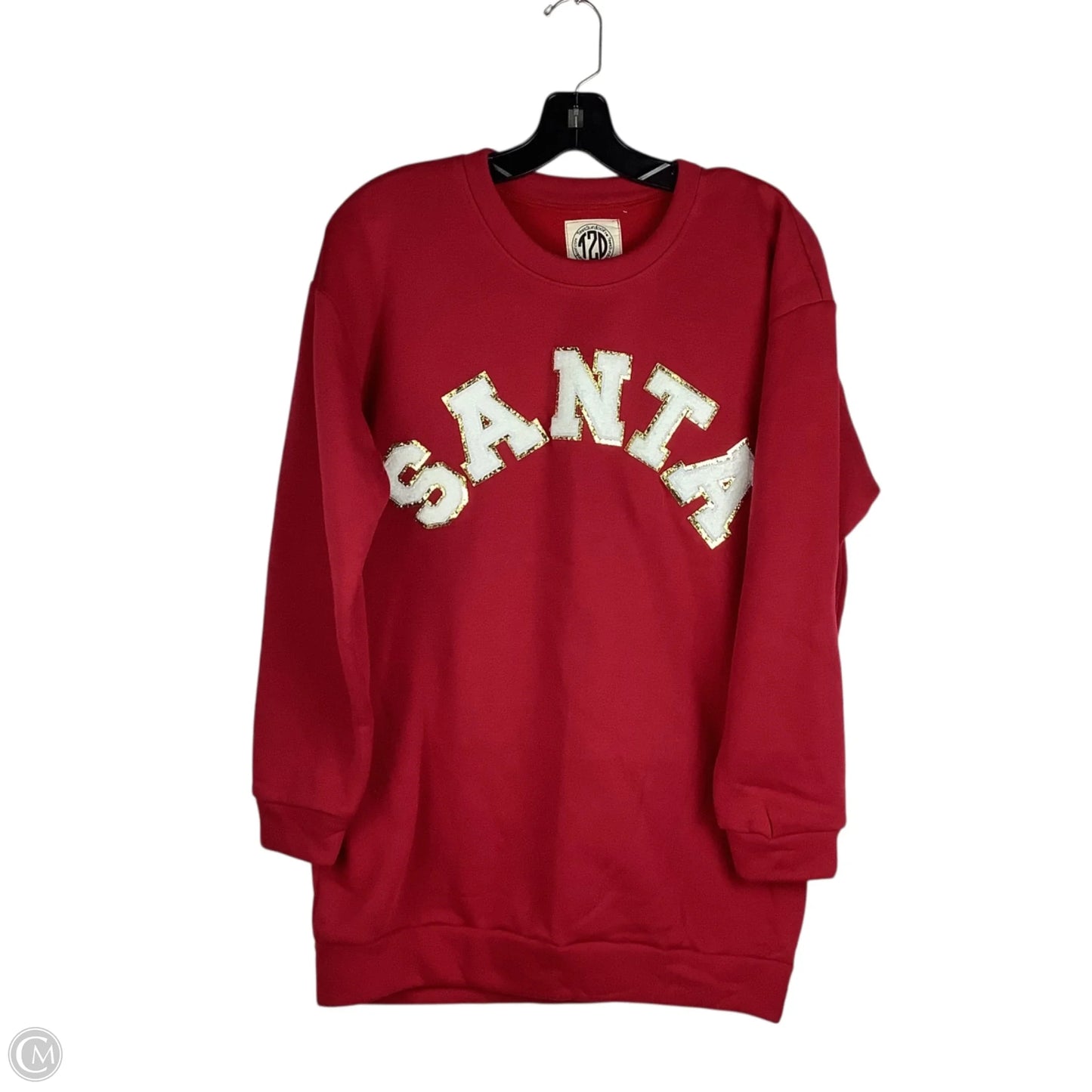 Sweatshirt Crewneck By Clothes Mentor In Red, Size: M