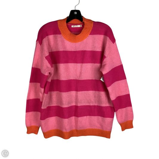 Sweater By Clothes Mentor In Pink, Size: Xl