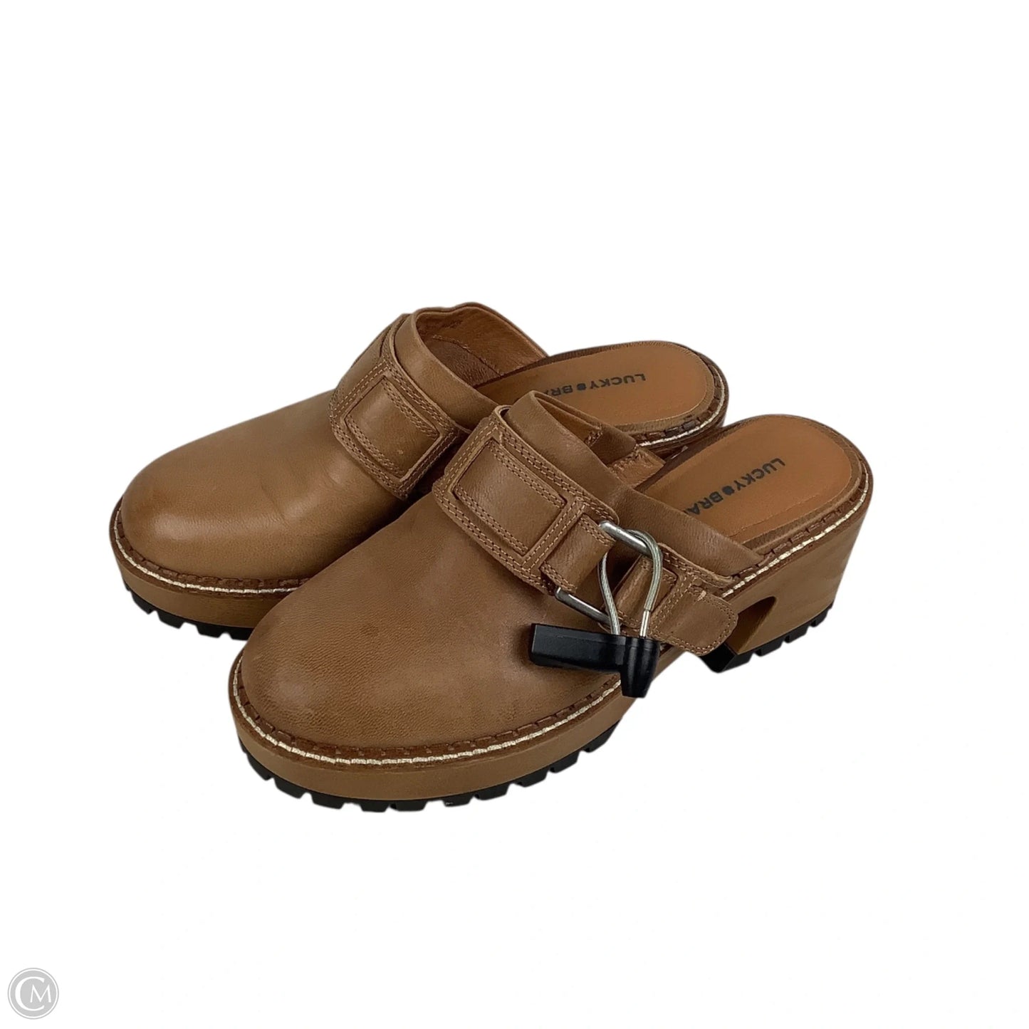 Shoes Heels Block By Lucky Brand In Brown, Size: 7