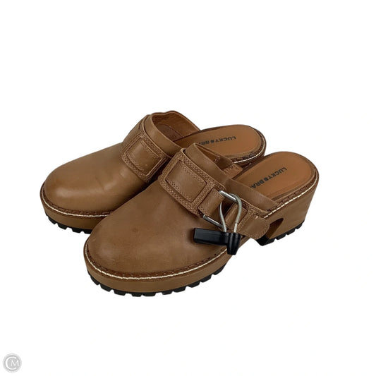 Shoes Heels Block By Lucky Brand In Brown, Size: 7